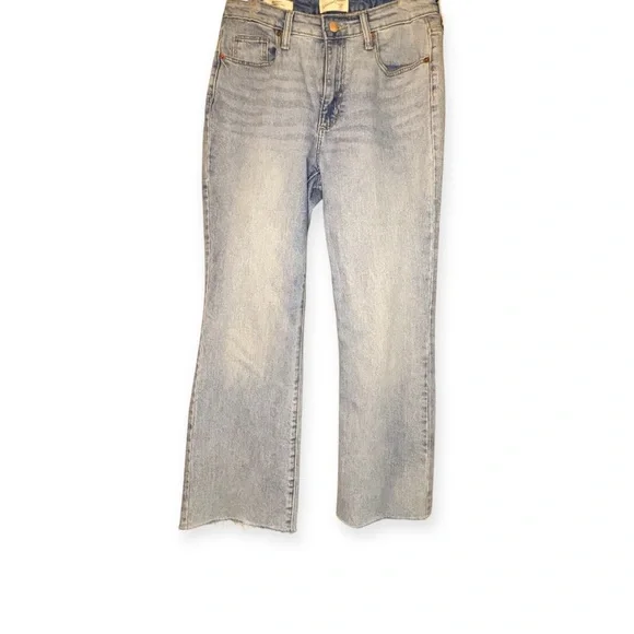 Women’s Light Blue Stretch Denim Jeans | Size 8/29R | Bootcut Raw Hem | NWOT - Picture 6 of 10